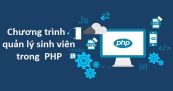 Chương trình quản lý sinh viên PHP