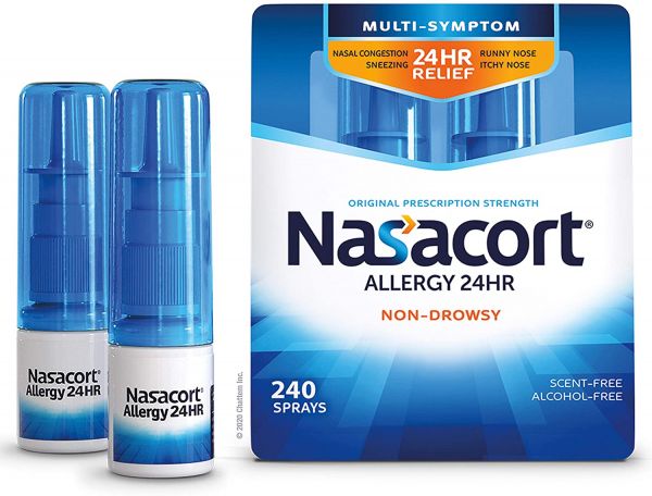 Thuốc Nasacort Allergy Spray 24HR® - Điều trị các triệu chứng dị ứng mũi