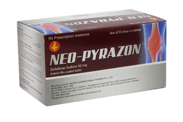 Thuốc Neo-pyrazon® - Điều trị bệnh xương khớp, các cơn đau cột sống