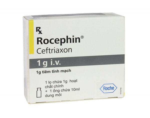 Thuốc Rocephin® 1g - Điều trị nhiễm khuẩn nặng