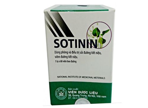 Thuốc Sotinin - Điều trị bệnh sỏi và viêm đường tiết niệu