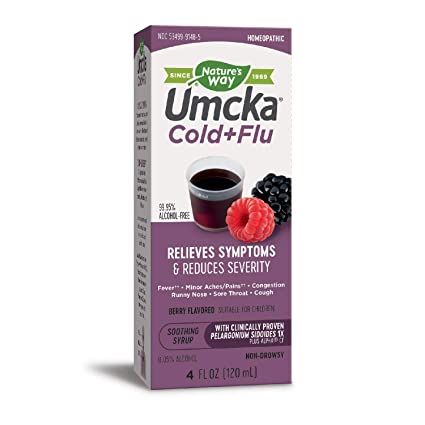 Thuốc Umcka® Cold+Flu - Điều trị ớn lạnh, sốt Nghẹt mũi