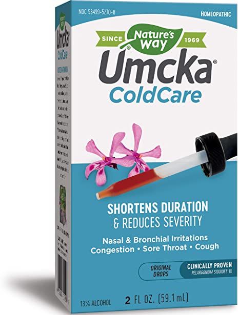 Thuốc Umcka® Coldcare - Điều trị Đau cổ họng, mũi, phế quản