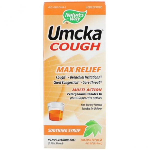 Thuốc Umcka® Cough Syrup - Điều trị ho, tắt tiếng, khàn tiếng