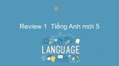 Review 1 - lớp 5