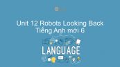 Unit 12 lớp 6: Robots - Looking Back