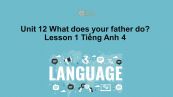 Unit 12 lớp 4: What does your father do?-Lesson 1