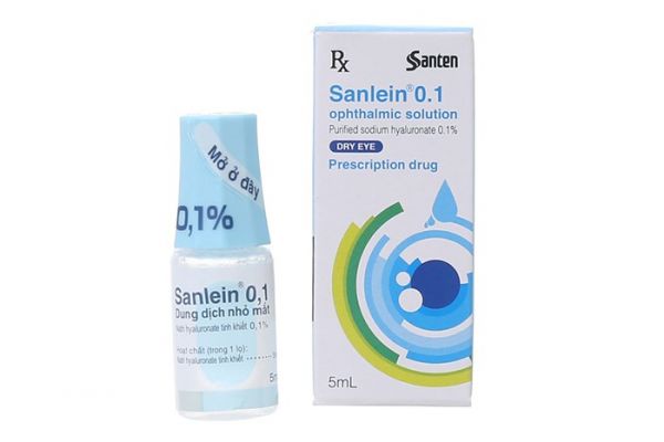 Thuốc Sanlein 0.1 - Điều trị rối loạn biểu mô kết – giác mạc