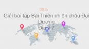Giải bài tập SGK Địa lí 7 Bài 48: Thiên nhiên châu Đại Dương