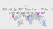Giải bài tập SBT Địa lí 7 Bài 4: Thực hành: Phân tích lược đồ dân số và tháp tuổi