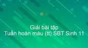 Giải SBT Sinh 11 Bài 19: Tuần hoàn máu (tiếp theo)