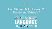 Unit Starter lớp 1: Hello! - Lesson 2