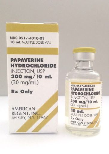 Thuốc Papaverine - Điều trị rối loạn cương dương