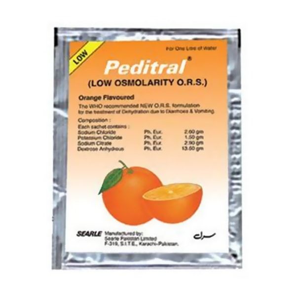Thuốc Peditral® Orange Flavour - Điều trị chứng mất nước