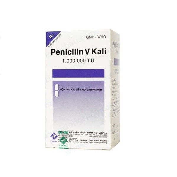Thuốc Penicillin V Kali 1.000.000IU - Điều trị Viêm amidan, viêm họng