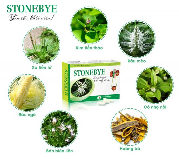 Thuốc Stonebye - Giúp lợi tiểu, tăng đào thải sỏi