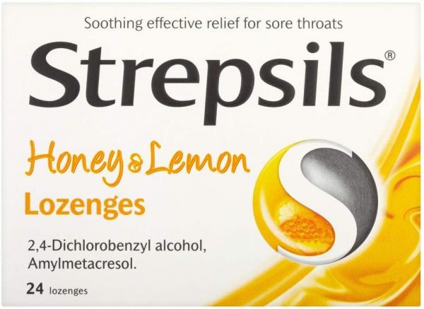 Thuốc Strepsils® - Trị đau họng, giảm triệu chứng của nhiễm trùng miệng và họng