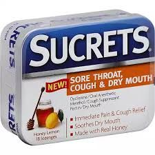 Sucrets® Sore Throat, Cough & Dry Mouth - Trị ho