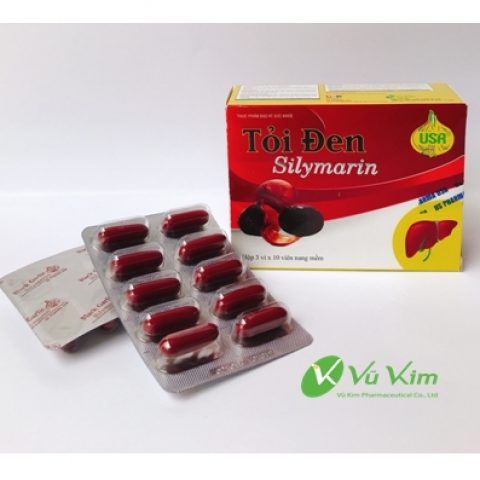 Tỏi đen Silymarin - Tác dụng chống oxy hóa, giải độc gan, bảo vệ gan