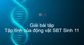 Giải SBT Sinh 11 Bài 31: Tập tính của động vật