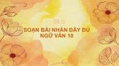 Soạn bài Nhàn Ngữ văn 10 đầy đủ