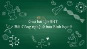 Giải bài tập SBT Sinh học 9 Bài 31: Công nghệ tế bào