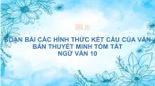 Soạn bài Các hình thức kết cấu của văn bản thuyết minh Ngữ văn 10 tóm tắt