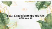 Soạn bài Khe chim kêu Ngữ văn 10 tóm tắt