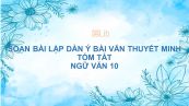 Soạn bài Lập dàn ý bài văn thuyết minh Ngữ văn 10 tóm tắt
