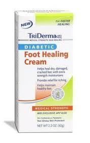 Thuốc Triderma Diabetic Foot Defense® Healing Cream - Phục hồi làn da chân khô, bị tổn thương