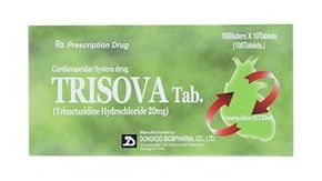 Thuốc Trisova - Điều trị bệnh đau thắt ngực