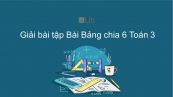 Giải bài tập VBT Toán 3 Bài 22: Bảng chia 6