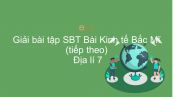 Giải bài tập SBT Địa lí 7 Bài 39: Kinh tế Bắc Mĩ (tiếp theo)