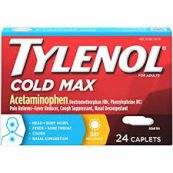 Thuốc Tylenol® Cold Max Daytime Caplets - Trị cảm lạnh