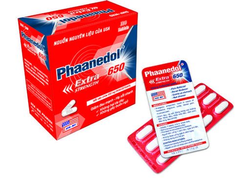 Thuốc Phaanedol® - Giảm đau nhanh các triệu chứng sốt