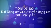 Giải bài tập SBT Vật Lí 12 Bài 7: Sóng cơ và sự truyền sóng cơ