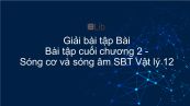 Giải bài tập SBT Vật Lí 12 Bài tập cuối chương 2 - Sóng cơ và sóng âm