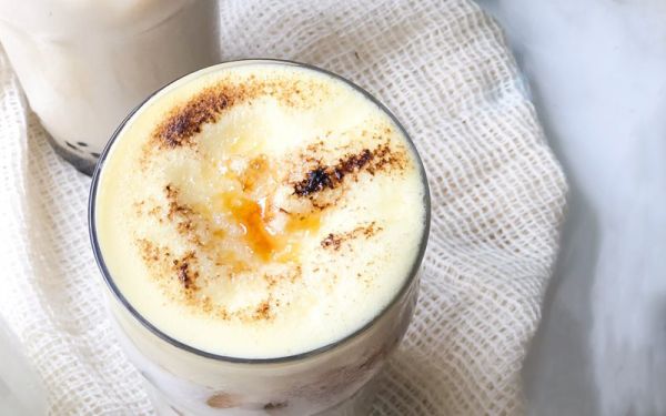 Cách làm kem trứng sữa tươi trân châu ngon thần sầu