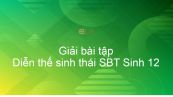 Giải SBT Sinh 12 Bài 41: Diễn thế sinh thái