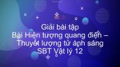 Giải bài tập SBT Vật Lí 12 Bài 30: Hiện tượng quang điện. Thuyết lượng tử ánh sáng