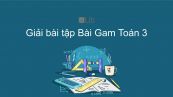 Giải bài tập VBT Toán 3 Bài 63: Gam
