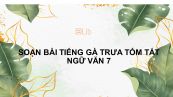 Soạn bài Tiếng gà trưa Ngữ văn 7 tóm tắt