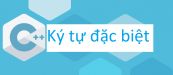 Ký tự đặc biệt trong C++