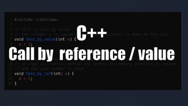 Call by value & Call by reference trong C++