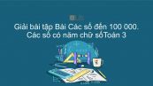 Giải bài tập VBT Toán 3 Bài 127: Các số đến 100000. Các số có năm chữ số
