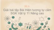 Giải bài tập SGK Vật lý 11 Nâng cao Bài 41: Hiện tượng tự cảm