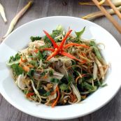 Hướng dẫn làm món món nộm hoa chuối da heo cực ngon