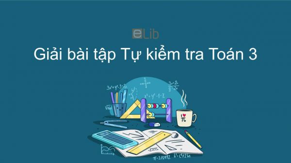 Giải bài tập VBT Toán 3 Tự kiểm tra