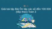 Giải bài tập VBT Toán 3 Bài 158: Ôn tập các số đến 100 000 (tiếp theo)