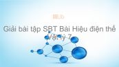 Giải bài tập SBT Vật lý 7 Bài 25: Hiệu điện thế